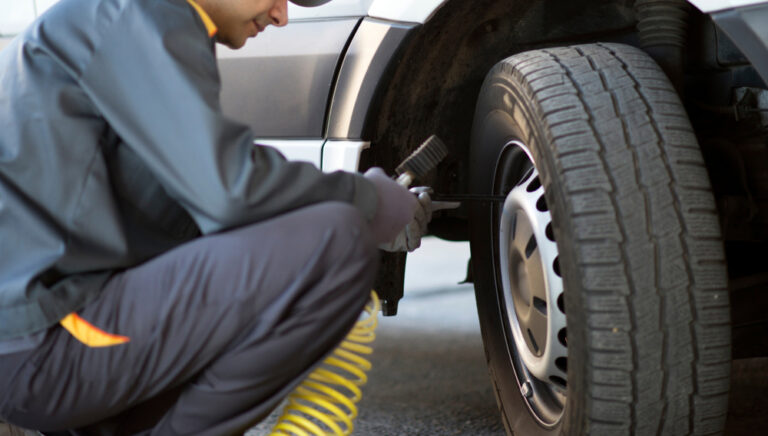 A Vehicle Tyres Inspection
